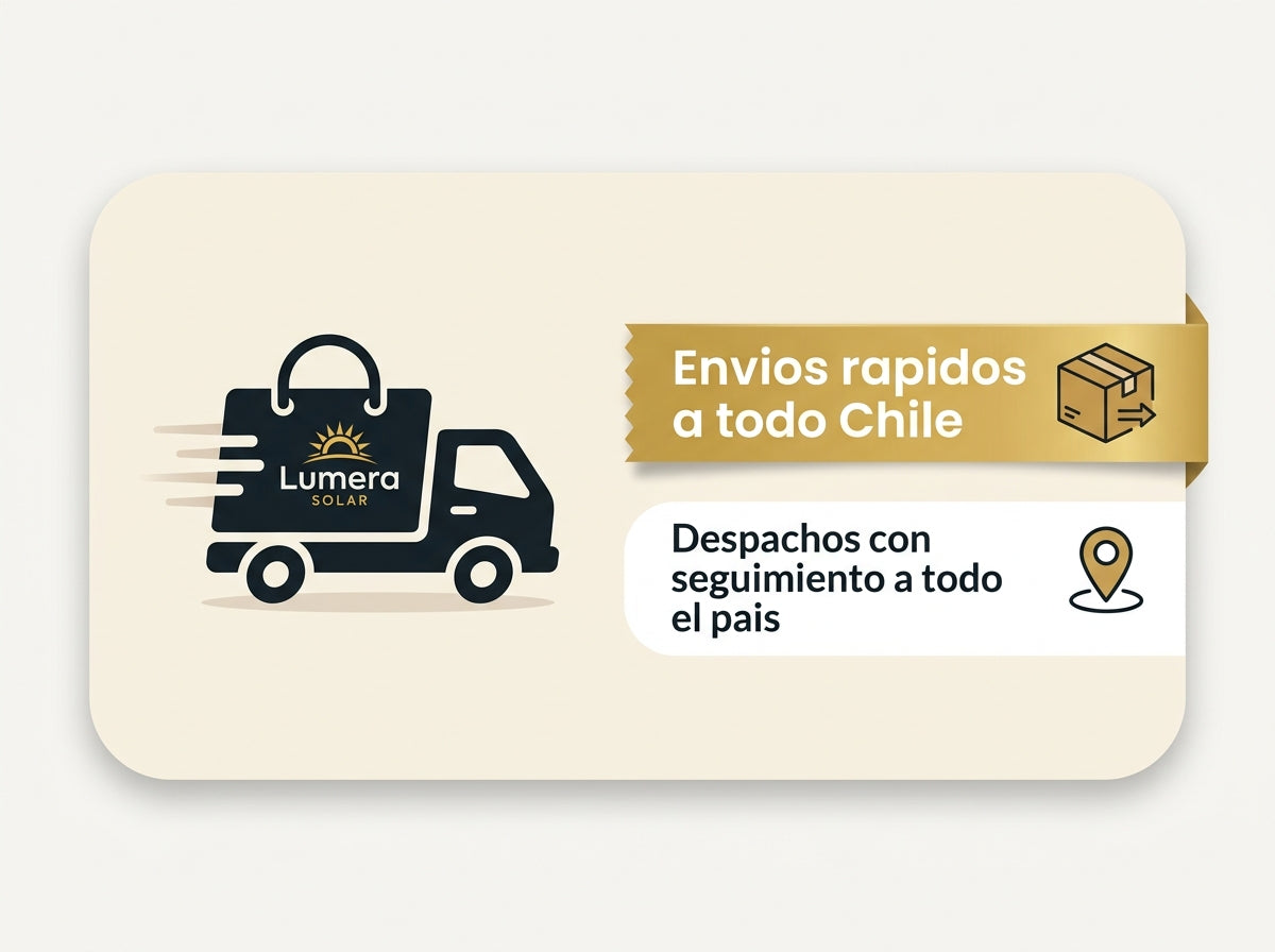 Envíos a todo Chile Lumera